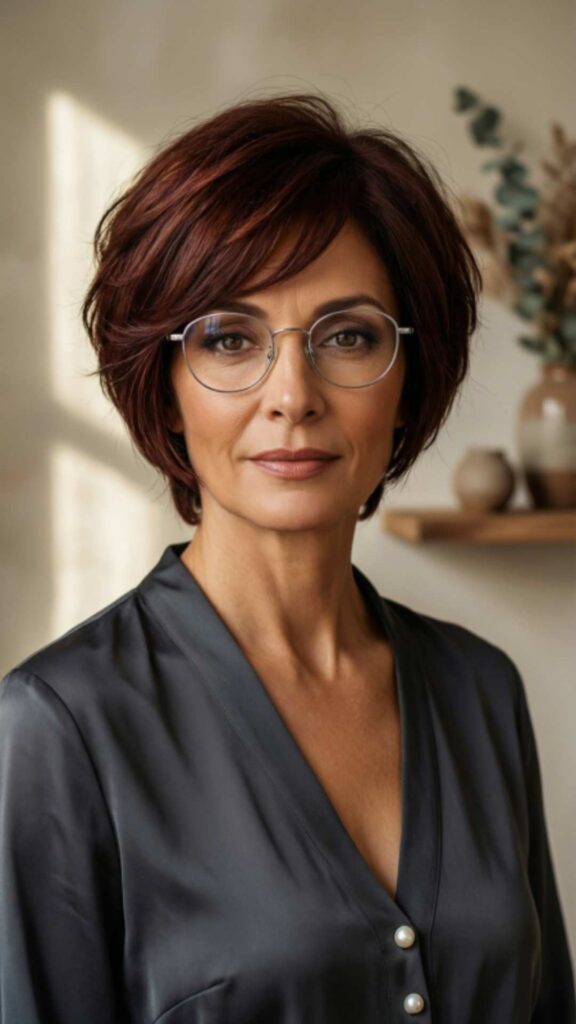 Short Asymmetrical Bob