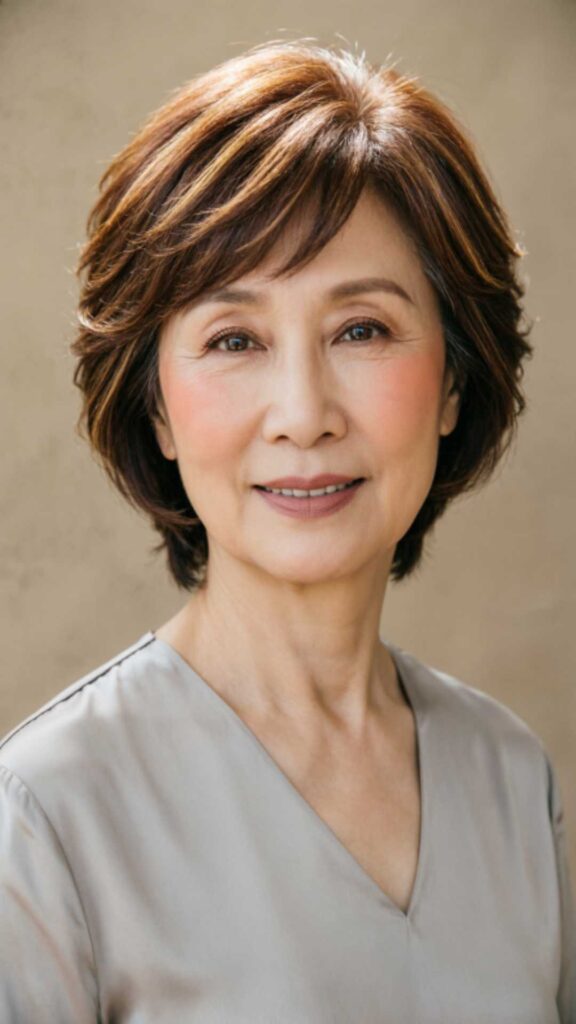 Short Layered Cut With Side Bangs