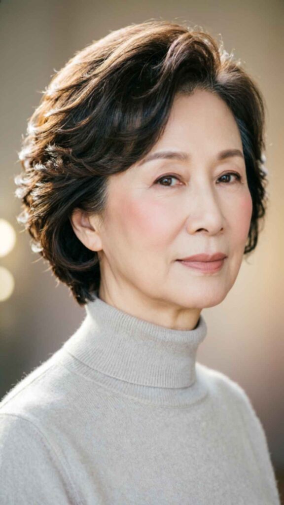 Side-Parted Short Cut