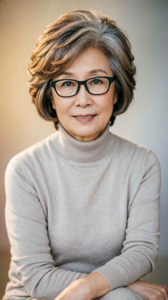 Stacked Bob With Glasses