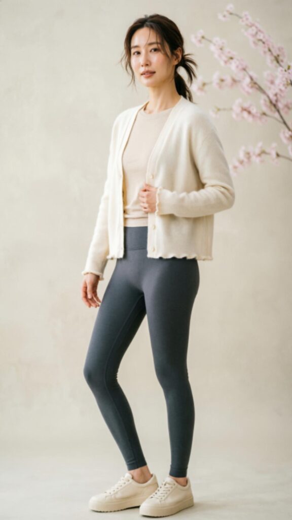Lightweight Cardigan and Leggings