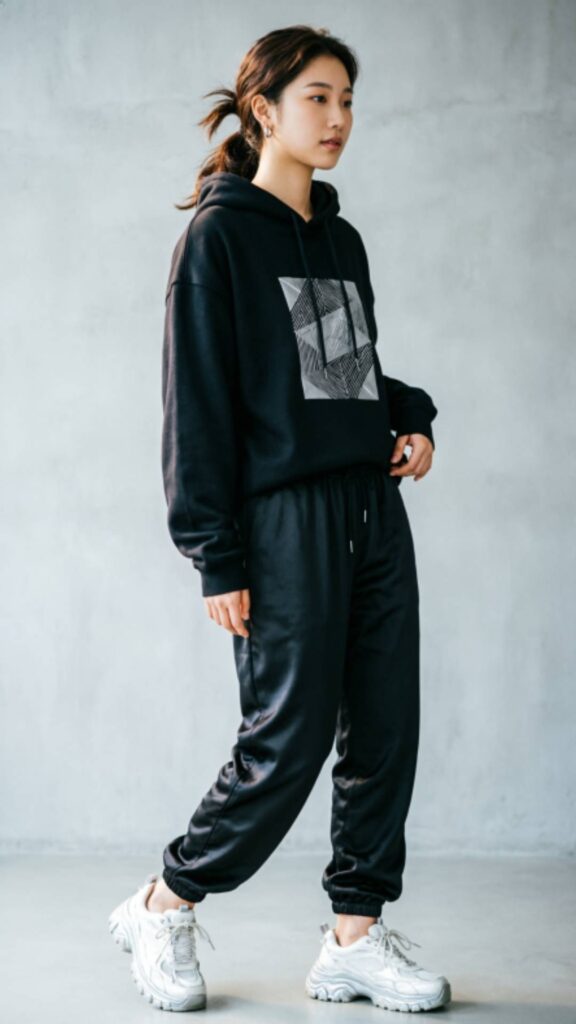 Track Pants with Graphic Sweatshirts