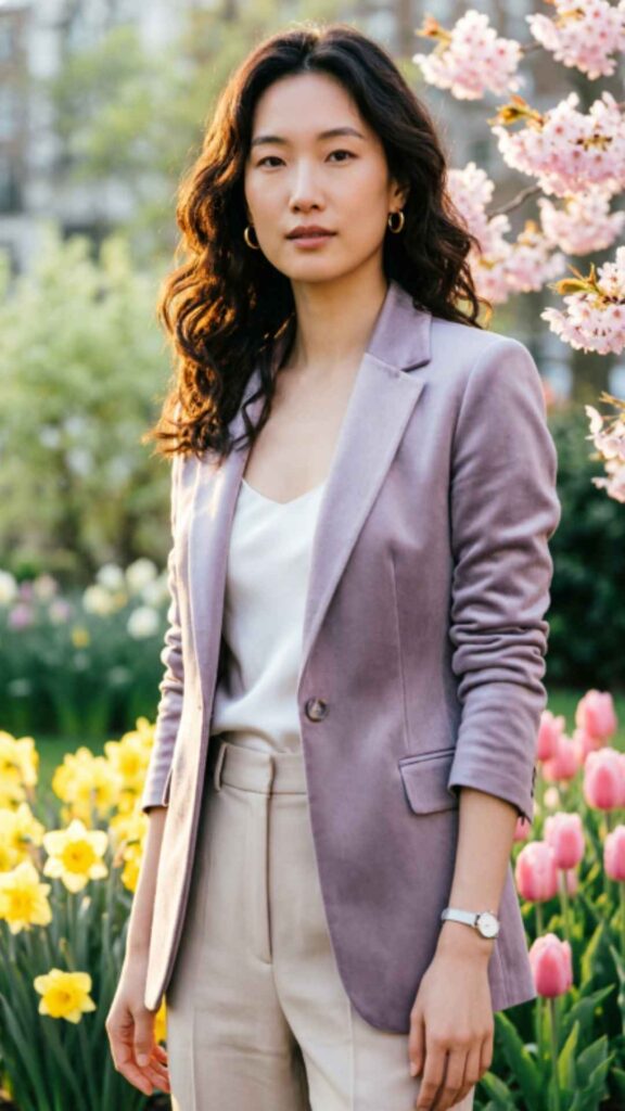 Pastel Blazers for Spring Look