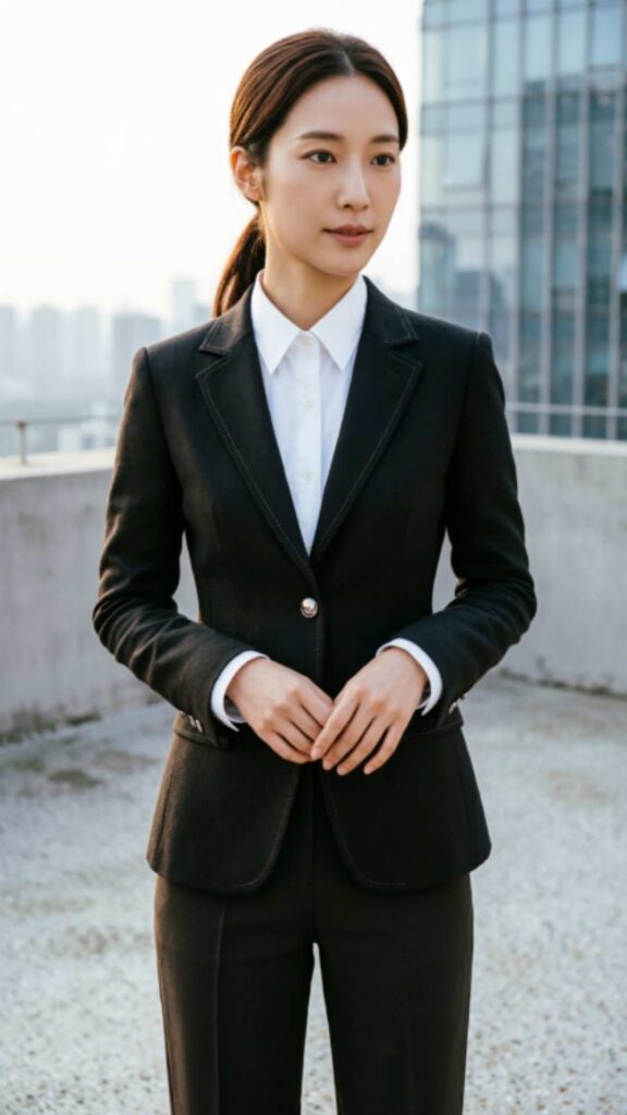 Monochrome Blazer Outfit