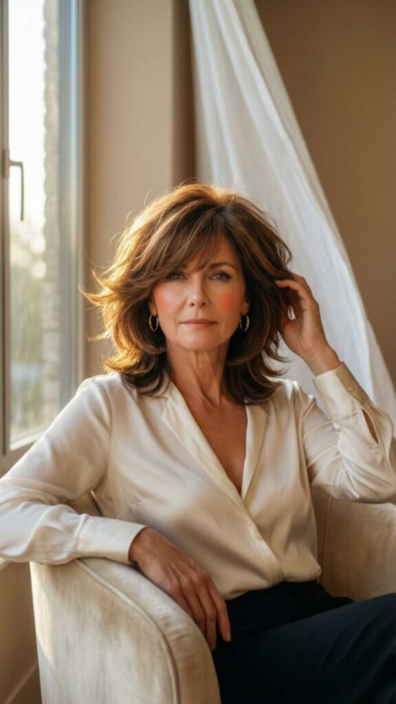 Shag with Face-Framing Layers