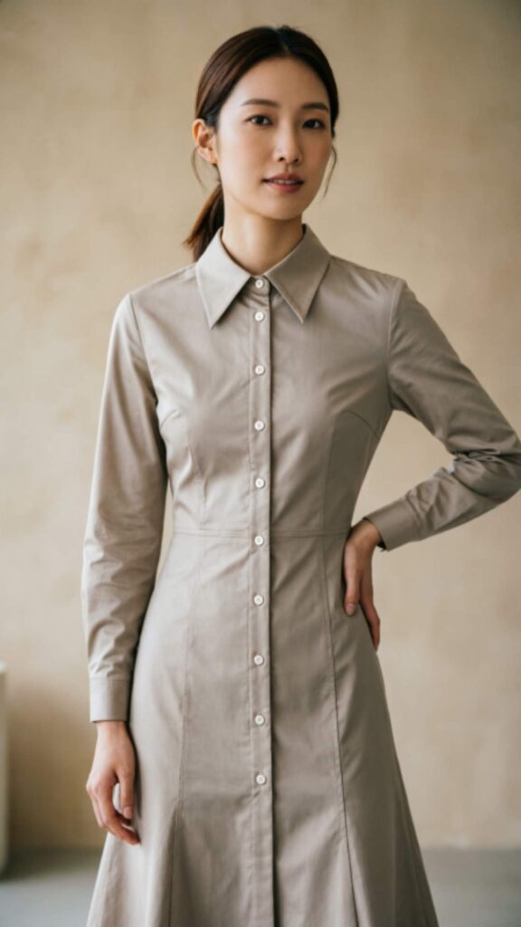 Structured Shirt Dress