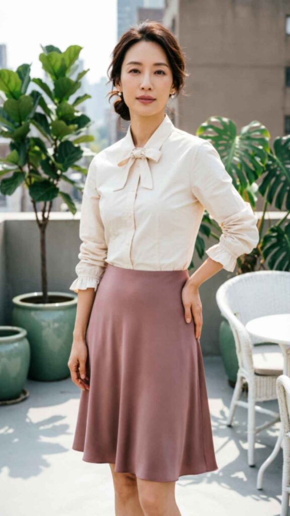 A-Line Skirts with Tucked-In Tops