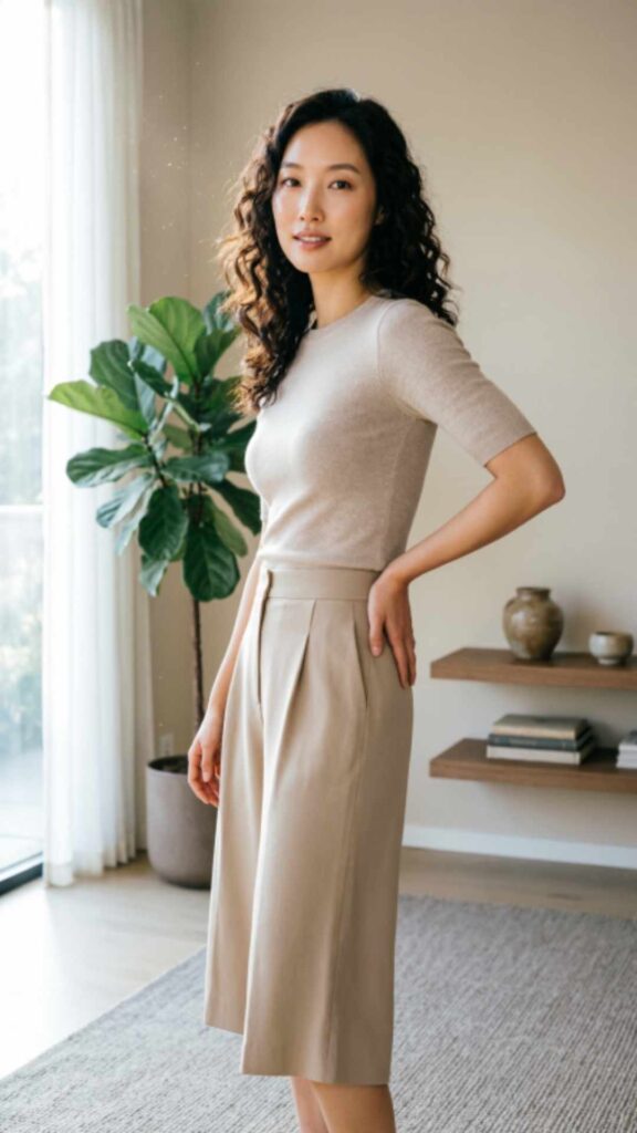 Culottes with Fitted Tops