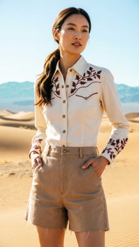 Western Jumpsuit Statement Look
