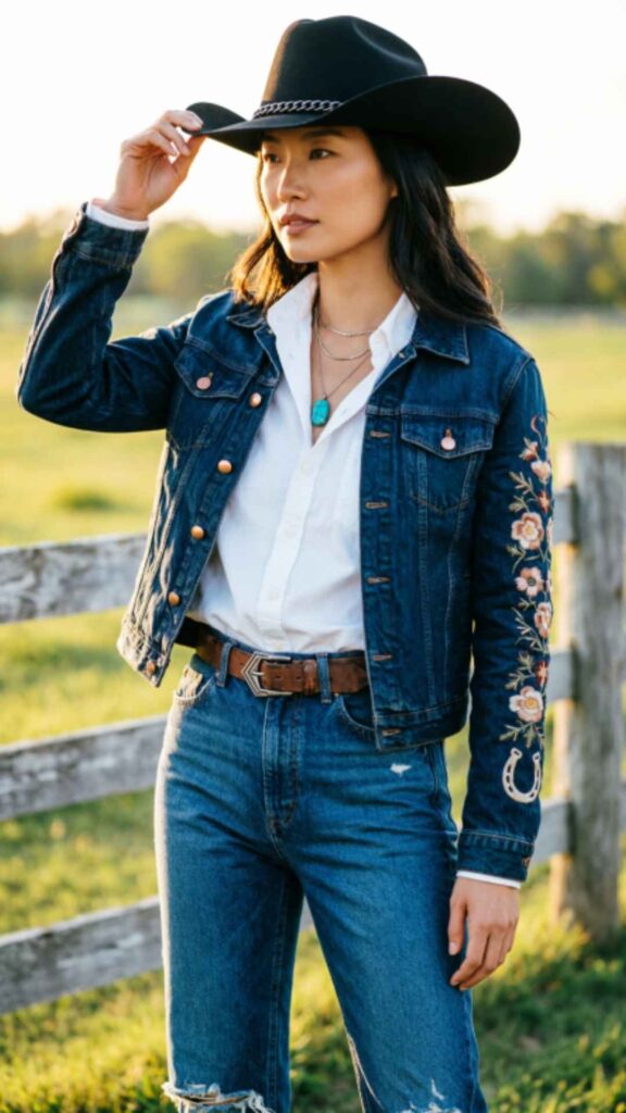 Double Denim Rodeo Outfit