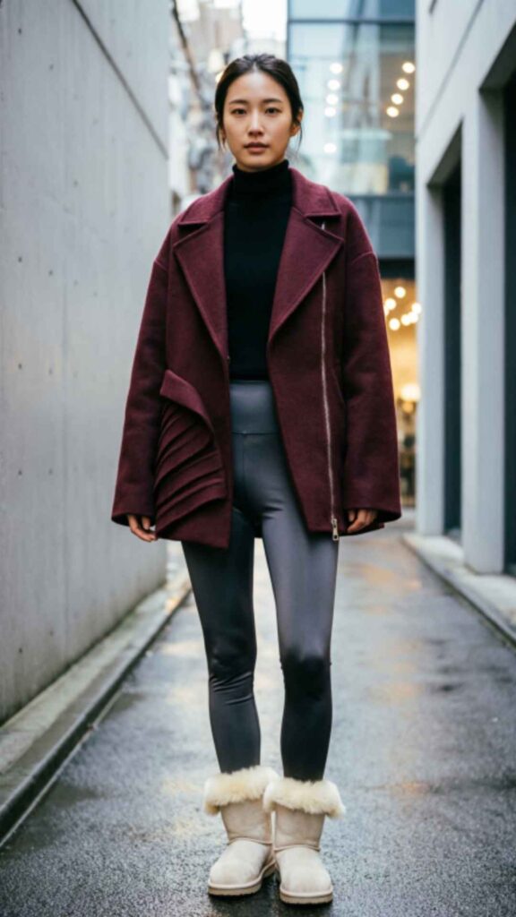 Statement Outerwear and Leggings