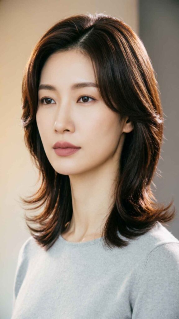 Side-Parted Medium Layers