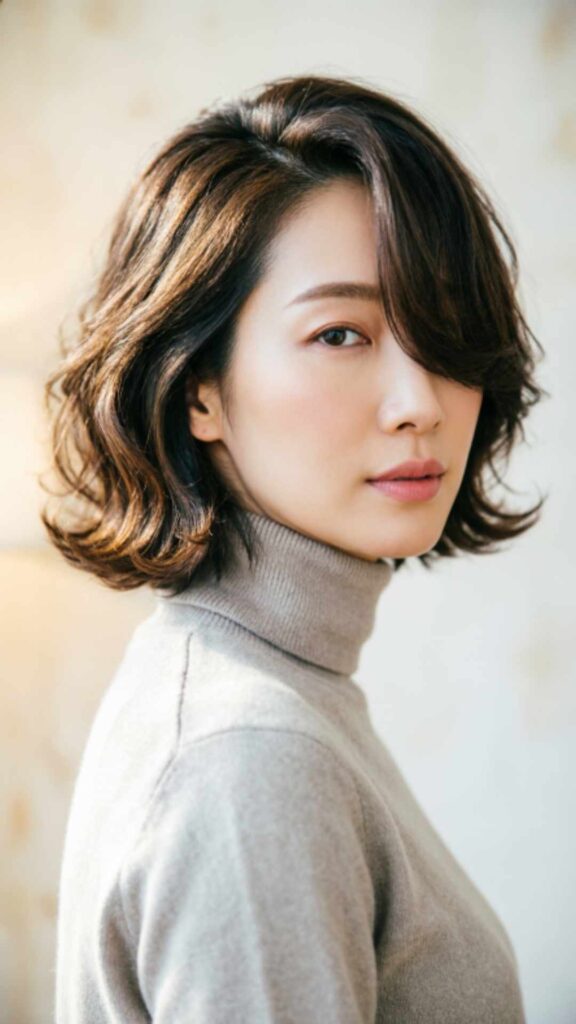 Side-Swept Short Cut