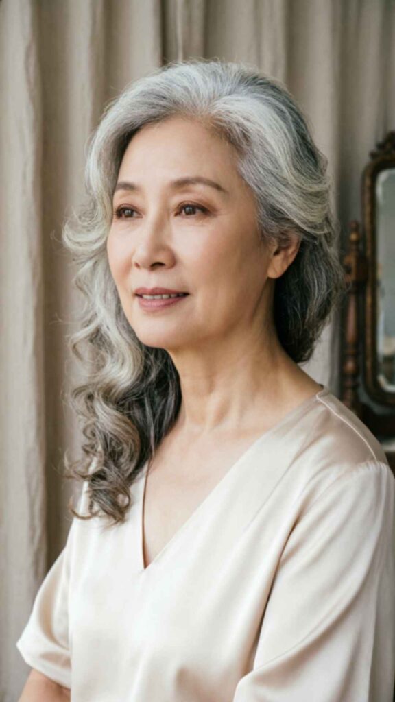 Loose Waves with Side-Swept Style