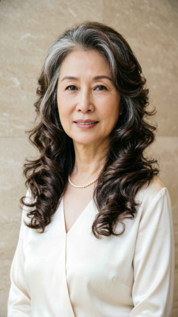 Wavy Hair with Subtle Highlights and Layers