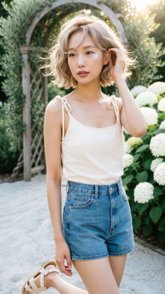 Pixie with Long Bangs