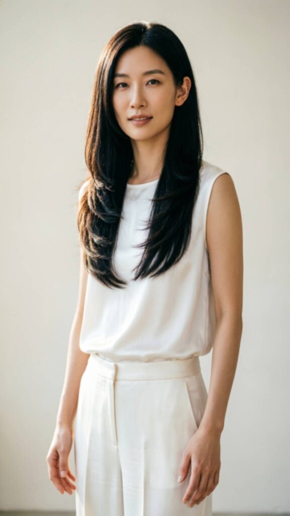 Long Straight Hair with Layers