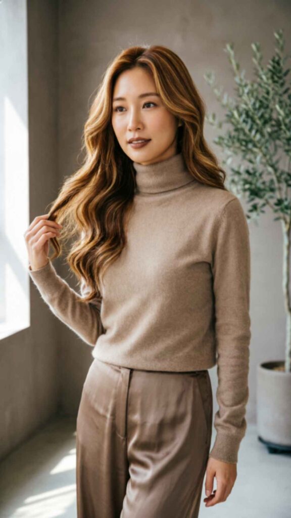 Sandy Brown Soft Look