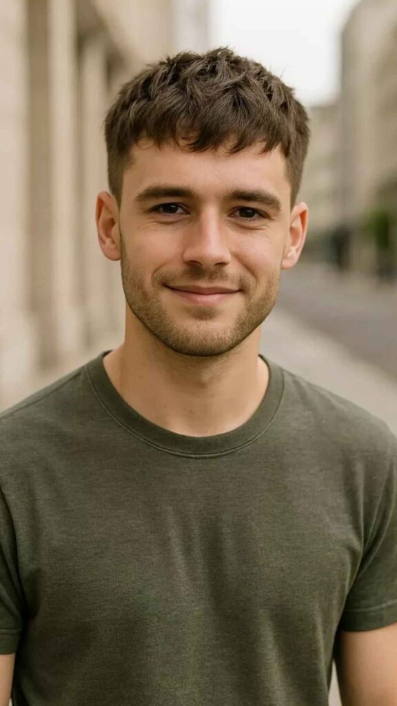 Caesar Cut Hairstyle