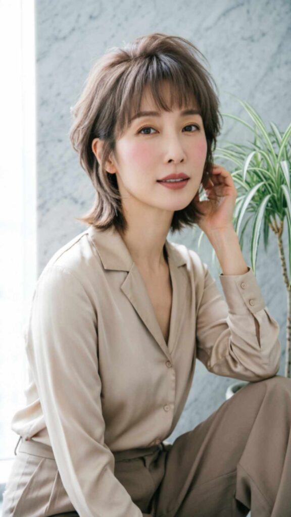 Layered Pixie with Bangs