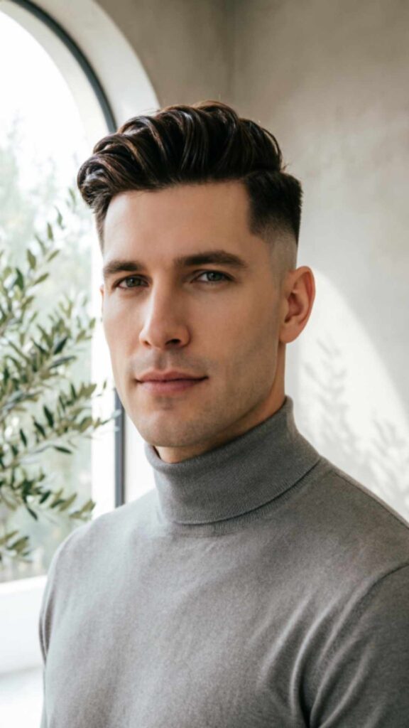 Faded Temple Edgar Haircut