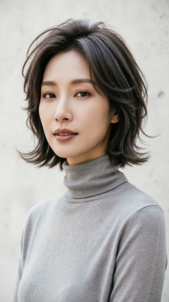 Layered Feathered Bob