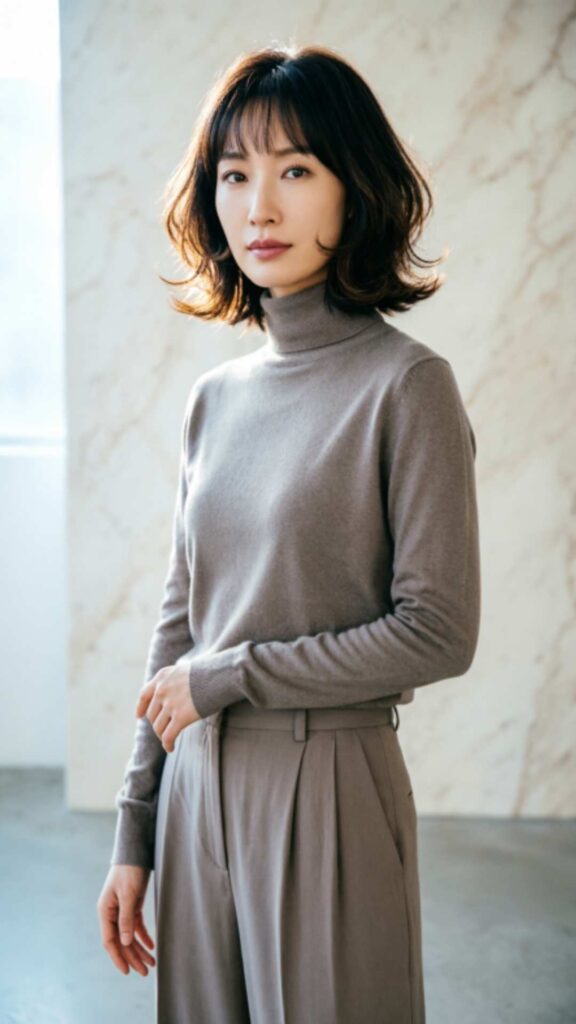 Feathered Bob with Face-Framing Layers