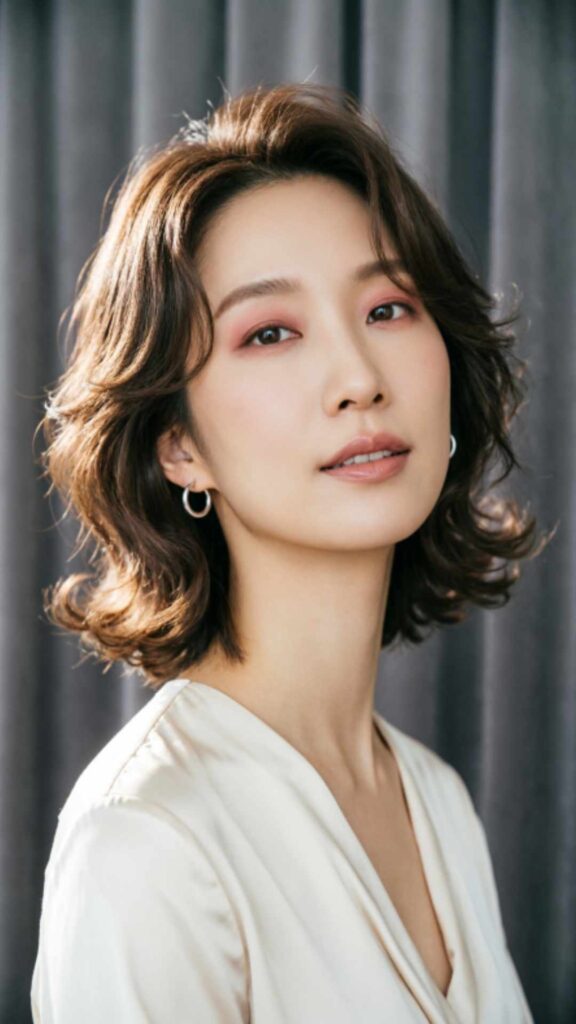 Feathered Bob with Soft Waves