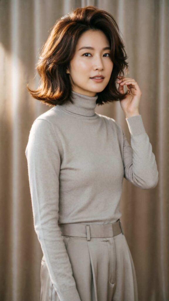 Feathered Bob for Thin Hair