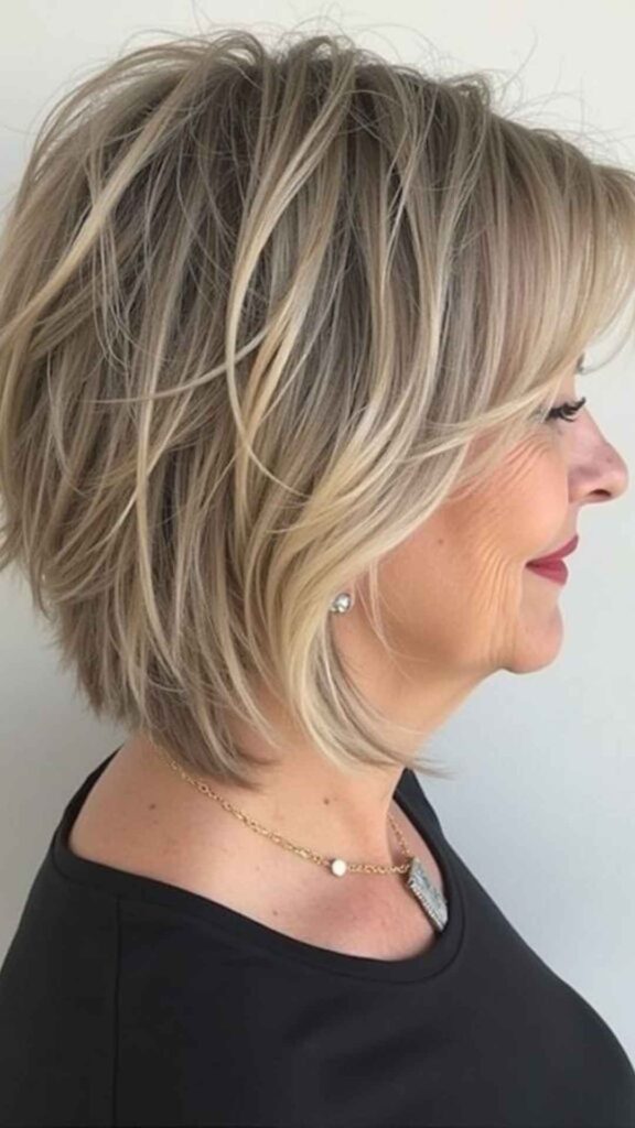 Textured Bob Cut