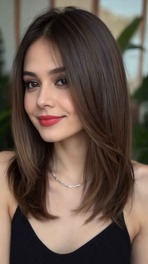 Medium Length Straight Cut