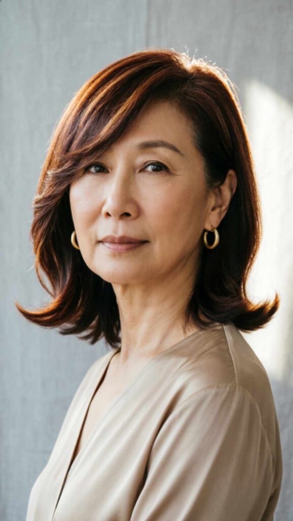 Angled Bob with Side Bangs