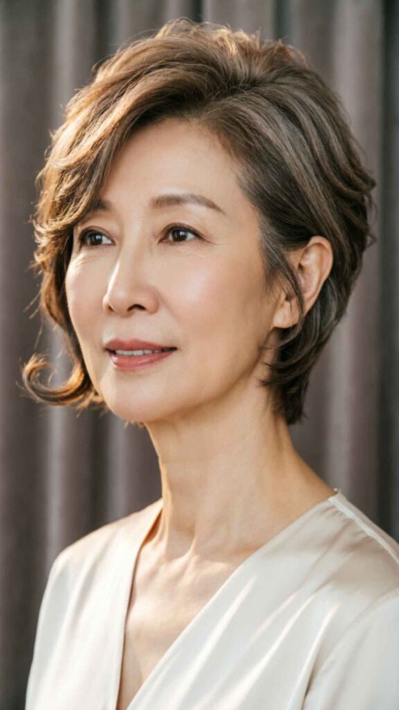 Short Pixie Cut with Side Bangs