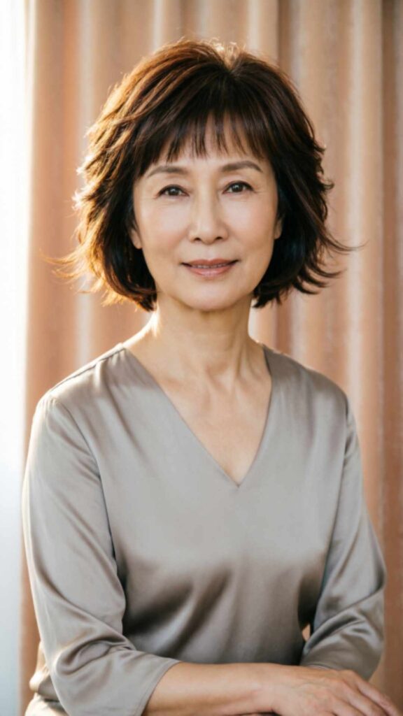 Feathered Cut with Light Bangs