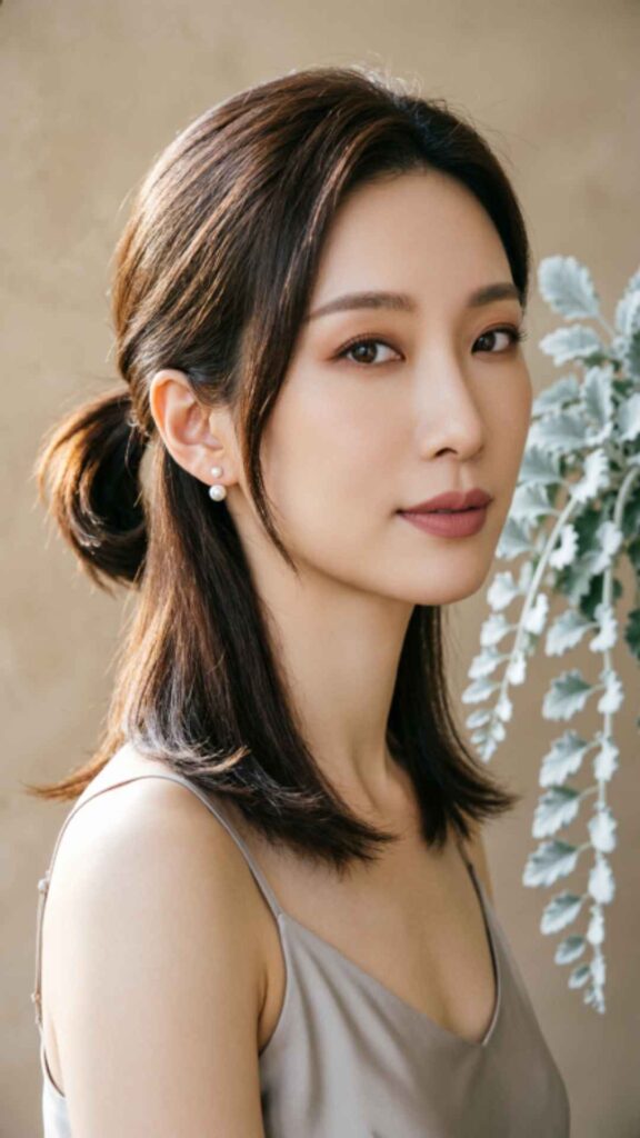 Low Ponytail Medium Hair