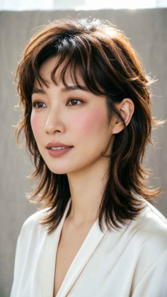 Shoulder-Length Shag Cut