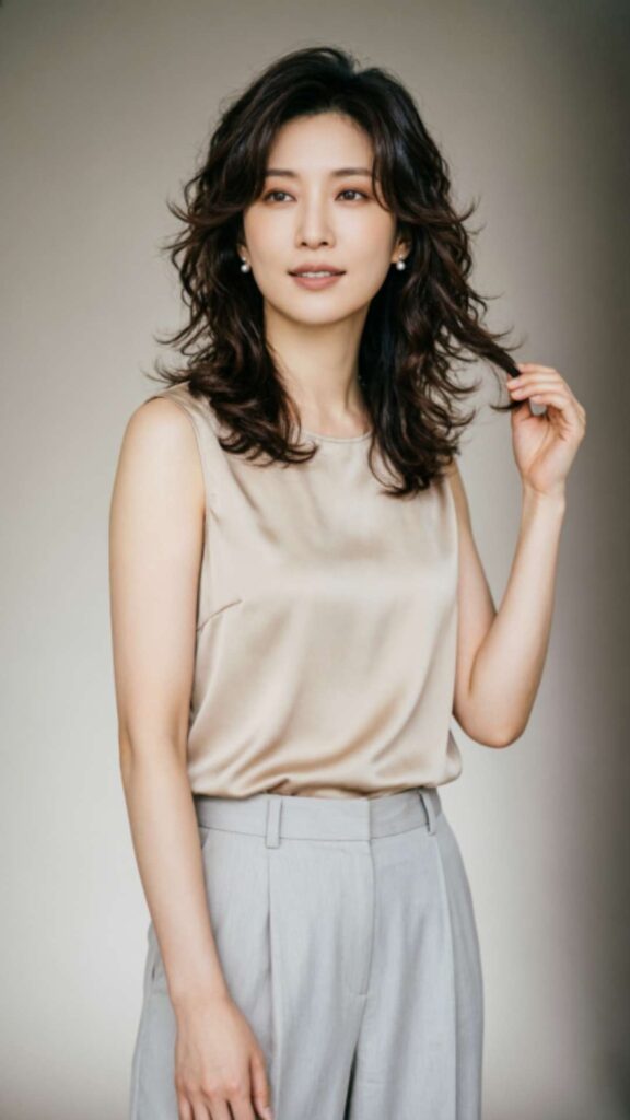 Classic Layered Cut for Medium Hair