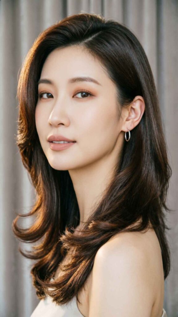 Side Part Medium Hairstyle