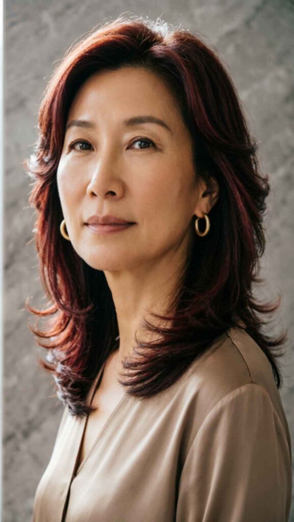 Shoulder Length Layered Cut