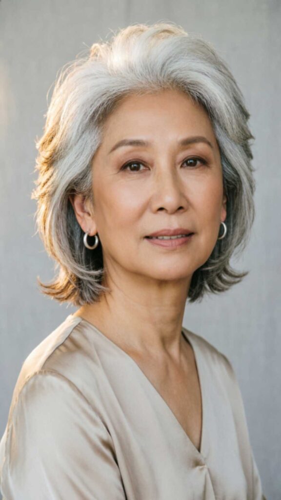 Layered Shoulder-Length Cut