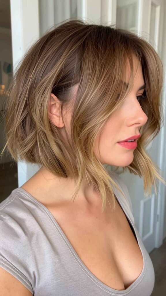 Medium Bob with Soft Layers