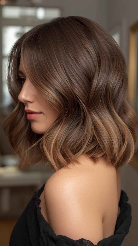 Shoulder-Length Cut with Volume