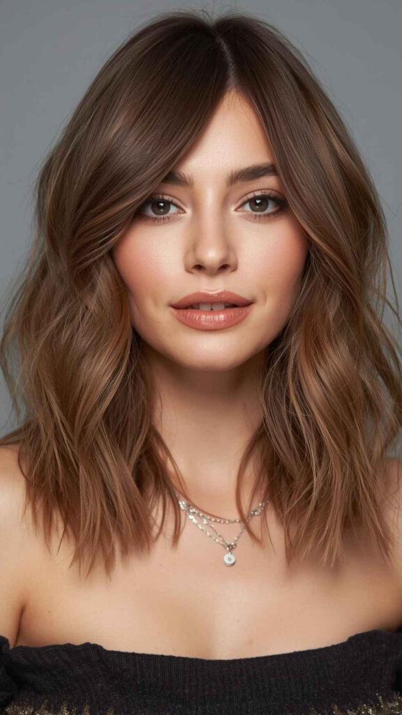 Medium-Length Hair with Face-Framing Layers