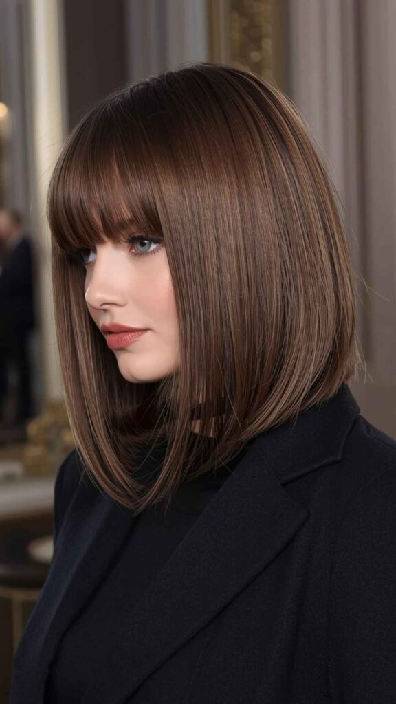 Shoulder-Length Blunt Cut