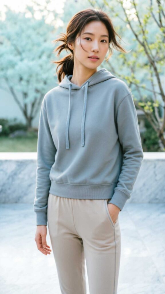 Lightweight Hoodie with Slim Joggers