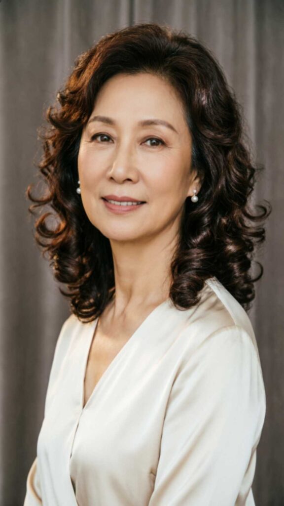 Curly Shoulder-Length Cut