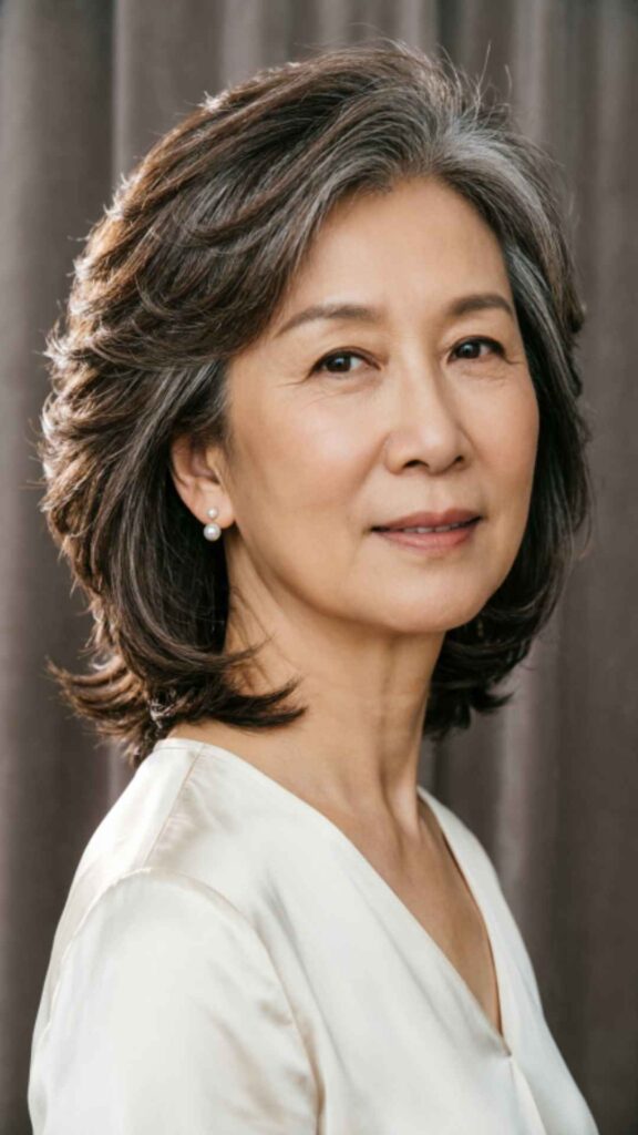 Layered Shoulder-Length Cut