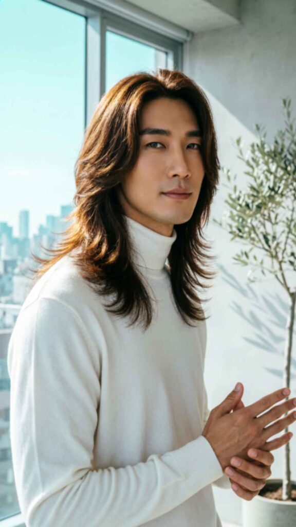 Long Feathered Haircut