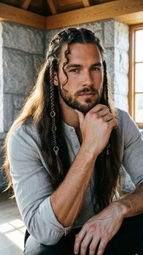Viking Long Hairstyle