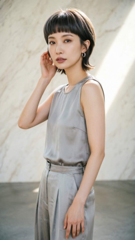 Pixie Cut With Bangs